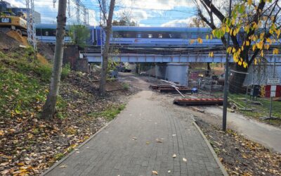 „Kolejarze” ponownie wyłączą komunikację pod mostem kolejowym na Młynówce